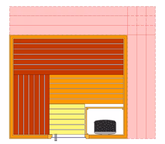 Grundriss Sauna SE-I